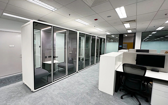 mais recente caso da empresa sobre Airport Projects-Creating Quiet Spaces for Efficient Collaboration