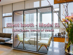 Cabines telefônicas de escritório -Espaço tranquilo, beleza dos detalhes