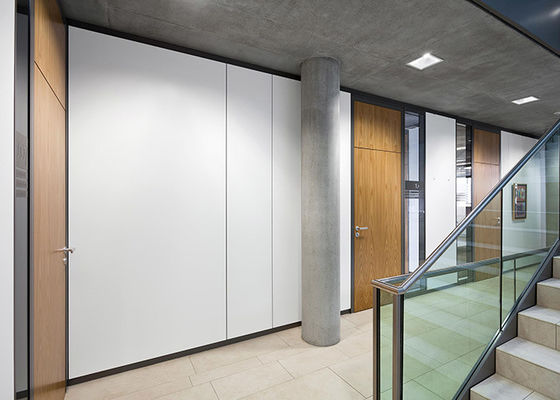Alto isolamento acústico Parede de vidro sólido Parede divisória de painel duplo Segurança Parede divisória modular