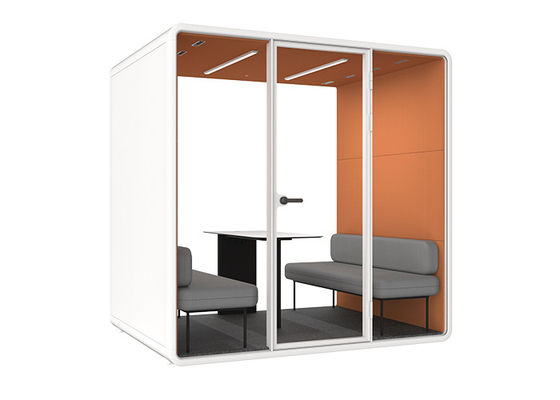 DDP de navio para porta working pods isolado cabine de ruído fácil montagem para aeroportos cabine silenciosa móvel
