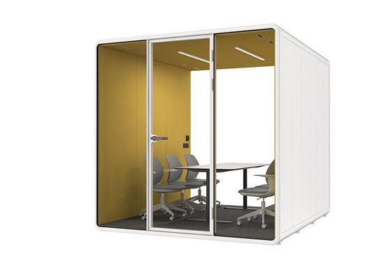 Cabine à prova de ruído sala móvel novos produtos de escritório cápsulas de escritório para sala de bate-papo fácil montagem