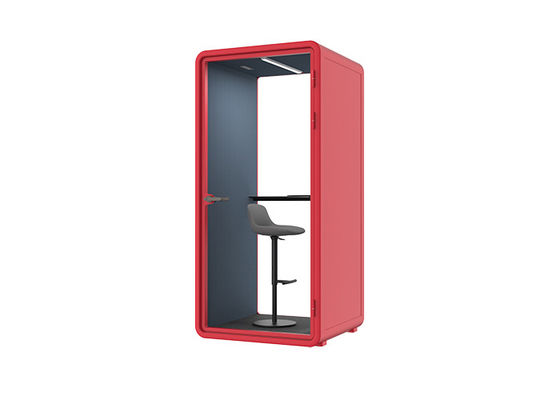 Desmontar Fácil Instalação Pods de reunião de escritório Cabine telefônica durável 10mm espessura vidro laminado